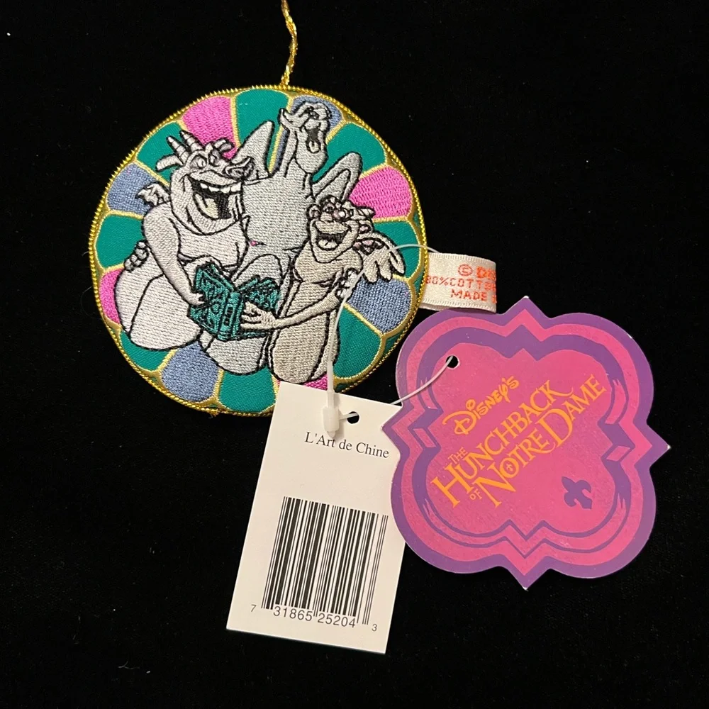 VTG NWT Disney The Hunchback of Norte Dame Colorful Gargoyle Patch Ornament